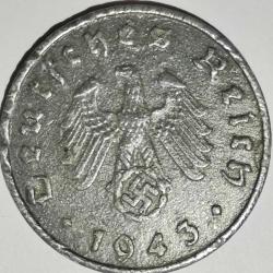 NAZİ ALMANYASI  1943 F   10  PFENNIG