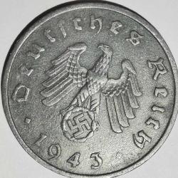 NAZİ ALMANYASI  1943 F   10  PFENNIG