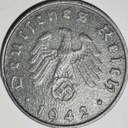 NAZİ ALMANYASI  1942 B  10  PFENNIG