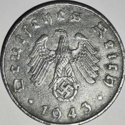 NAZİ ALMANYASI  1943 F  10  PFENNIG