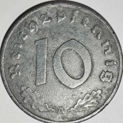 NAZİ ALMANYASI  1943 F  10  PFENNIG