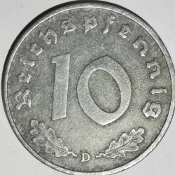 NAZİ ALMANYASI  1941 D   10  PFENNIG