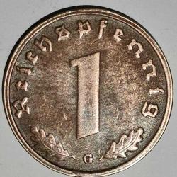 NAZİ ALMANYASI  1940 G  1  PFENNIG