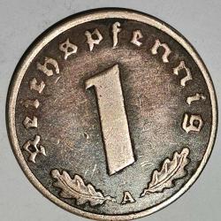 NAZİ ALMANYASI  1937 A   1  PFENNIG