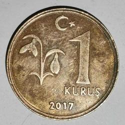 TÜRKİYE 2017   1 KURUŞ