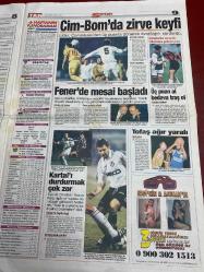 TAN GAZETESİ DOĞUM GÜNÜ HEDİYESİ - 25 ŞUBAT 1997 - TAM TAKIM 12 SAYFADIR -Ebru Gündeş-Tarık Tarcan-Ahu Tuğba-Mine Koşan-Romen Paula-Tansu Çiller-Eleni-Tanju Çolak-Pınar Tezcan-Adnan Hocacı-Emin-Aydın Yılmaz-Zeynep-Yılmaz-Cem Davran-Melis-Ali Kocatepe-Nil Ünal-Mustafa Alpdoğan-Niran Ünsal-Nurseli İdiz-Aydın Menderes-Önder Açıkalın-Rasim Kara-Sergen Yalçın-Samuel Şimşek-Veselinović-Griffin-Çevik Bir-Tansu Çiller-Sinem Sultan-Eleni-Dünyayı gezdi-Vur kadehe yarasın devlete-Ebru’nun 10 yıl hapsi isteniyor-Tarık Tarcan ev aldığına pişman-Ahu Tuğba Mine Koşan’la pür neşe-Romen Paula küpünü dolduruyor-Ordumuz güvencemiz-İstanbul’un taşı toprağı Sivaslı-Zengini buldu mesleği unuttu-Cem’inkini Cem kaptı-Erkeğe bir saatte dişiliğimi gösteririm-Dağda şanssızlık-Susurluk klip oldu-Prizma’dan süzülenler-Gül’ün sürprizi-Kahkahaya buyurun-Kafama uygun biri yok-Geleceğini garantiledi-Namusumla kazanıyorum-Cim-Bom’da zirve keyfi-Fener’de mesai başladı-Kartal’ı durdurmak çok zor-İthal buğday zammı frenle