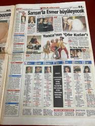 TAN GAZETESİ DOĞUM GÜNÜ HEDİYESİ - 28 HAZİRAN 1996 - TAM TAKIM 12 SAYFADIR -Ali Şen-Ali Aydın-Mehmet Duru-Hasan Dalıcı-Sevda Demirel-Hülya Işıl-İbrahim Tatlıses-Seda Sayan-Hasan Can-Seçil Kılıç-Ahmet Kaya-Gülden Kaya-Halime Sert-Sibel Can-Nükhet Duru-Deniz Ersoy-Mustafa Keser-Mine Koşan-Zeki Türe-Eva Herzigova-Tico Torres-Necdet Evlice-Bülent Ecevit-Şahin Alpay-Ahmet Abi-Narçin Ertüren Çek bir bira Fener olsun-Aşka geldi basıldı-Aman kebap olmayın-Bayrak inmez-Kimi cömert kimi kaypak-İbo Seda’yı lahmacun yapacak-Lorissa bizden biri oldu-Çamur at izi kalsın-Emoş’un adresi değişti-Sarışın’la Esmer büyüleyecek-Yonca’nın Çıtır Kızları-Az uyuyan daha başarılı oluyor-Eva tokmakçısını yanında getiriyor-Meclis’te seçim hazırlığı-Vatandaş bayrağına sahip çıkıyor-Zammın adını koyamadılar-AB sözünü tutmadı-Keyifli seksin 10 altın kuralı-Gözlerini dansçı kızdan ayıramıyordu Makas-Gecenin Terörü-Kanca-Rızkı-Gündoğdu-Saklambaç-Magazin Forever-Piyangola-Jale’den Sevgilerle Dan O’Neill
