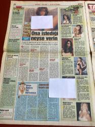 TAN GAZETESİ DOĞUM GÜNÜ HEDİYESİ - 30 EYLÜL - 1 EKİM 2003 - TAM TAKIM 8 SAYFADIR -Gülben Ergen-Esra Balım-Yusuf Şimşek-Dilara-Yunanistan-Pierluigi-Zerrin Egeliler-Nihat Kahveci-Roman Abromoviç-Adrian Mutu-Jimmy Floyd Hasselbaink-Mario Melchiot-Marcel Desailly-Eidur Gudjohnsen-Lucescu-Yakup Gür-Nese-Arzum-Sarı Sevda-Yasemin Kozanoğlu-Funda Barın-Selçuk Yöntem-Teoman-Selin Toktay-Mustafa Denizli-Gülşen-Senay Akay-Lara Croft İnsan mı bunlar-Bizim alemde her yol var-Esrar değil Esra vurdu-Grip kasıp kavuruyor-Çapkın erkek tatminsiz olur-Vay azgın zampara vay-Light erkek sevilmiyor-Biz sanat için soyunduk onlar para için soyunuyor-250 trilyonluk takım-Nihat’a selam-Mutfakta yangın sönmüyor-Lokum gibiyim-Ona istediği neyse verin-Kadın sevilmeyi sever Caniliğe hürriyet-Hayvan bile değil-Hay davranız batsın-Timsah çocuk öldürdü-Bilimi adamlar scumdan çaldı-Karadeniz’de tehlike çanları-Yunan yine kuru sıkı attı-Türk üzümüne iftira-Ölüme neden oluyor-Sarı’ya karıştırmayın-Hani birden mucit çıkma