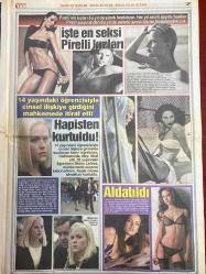 TAN GAZETESİ DOĞUM GÜNÜ HEDİYESİ - 25 - 28 KASIM 2005 - TAM TAKIM 8 SAYFADIR - DENİZ AKKAYA TAM SAYFA POSTERİ -Deniz Akkaya-Murat Aslan-Mehmet Yıldırım-Hülya Avşar-Mahmut Kaya-Debla Lafave-Alessandra Ambrosio-Mustafa Erdoğan-Nihat Doğan-Aysun Kayacı-Pınar Altuğ-Constantza Ferlani-Ahmet Şimşek-Angelina Jolie-David Beckham-Charlize Theron-Tom Selleck-Anne Robinson-Jodie Foster-Sisi Hırçın kız-AIDS paniği-Balıkesirli Kazanova-Ortadoğu’da Viagra patlaması-Kendini adadı-İşte en seksi Pirelli kızları-Hapisten kurtuldu-Aldatıldı-Erkek neden ihanet eder-Erkekler konuşmuyor-Kusurlu eşe tazminat yok-İtalyan erkeklerin tecavüz yorumu-Öfke baldan tatlıdır-Erkek dediğin hazır kıta olur-Çapkınlar daha verimli-Kadınlar da çapkın-Bu kadar zengin miyiz-Marjinallerin evlilik tercihleri-Terkedildi Dayak olayında Deniz Akkaya’ya ikinci darbe-Son günlerin en popüler ismi Deniz Akkaya’nın süper tam sayfa posteri içerde-AIDS sosyetede panik yarattı-Annye bak-Hamile kadın rüşvet kapacak-Temiz iş-Rus mafyası