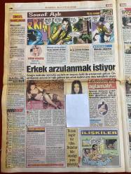 TAN GAZETESİ DOĞUM GÜNÜ HEDİYESİ - 21 - 22 MART 2004 - TAM TAKIM 8 SAYFADIR -Erhan Mumcu-Mehmet Karakaş-Sibel Kekilli-Seyhan Yılmaz-Christoph Daum-Ersun Yanal-Ziya Doğan-Gökçen Şahin-Ayşe Hatun Önal-Levent Kırca-Esra Eron-Ebru Destan-Serpil Çakmaklı-Ferrari-Kurtuluş Şahin-Ayşe Derman-Senay Akay-Buğra Özçetin-Mustafa Demir-Ferruh Özer-Halil Köçün-Şenay Yılmaz-Adriana Karambeu-Zeki Triko-Hakan Altun-Mehmet Çakır-Murat Yıldız-Ceylan Arıkan-Orhan Gencebay-Gülşen Tuncel-Bu takımla herkes gurur duymalı-Satanist alarmı-Almanların tercihi Türkiye-Hayal kur genç kal-Buna ne demeli-Şeytanın bacağını kırdı-Dargın aşık-Tinerci çocuklar sarhoş adamı yaktı-Küçük kızların dramı-Develi propaganda-Gençlerbirliği Valencia’dan çekinmiyor-Ziya Doğan’ın Türkiye Kupası final keyfi-Esra Eron hüngür hüngür-İki dudağı arasında-Serpil Çakmaklı üzüldü-Utandıran rüyaların aykırılığı-İbret alınacak olaylar-Başımıza çorap örüyorlar-Tazminat engeli