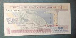 8 Emisyon A 17 Seri 1 Yeni Türk Lirası Çil altı