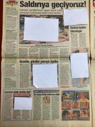 TAN GAZETESİ DOĞUM GÜNÜ HEDİYESİ - 17 AĞUSTOS 1997 - TAM TAKIM 8 SAYFADIR -Tarkan-Hatice-Nereden Buldun-Yılmaz-Burçin-Bill Clinton-Duygu Dikmenoğlu-Funda-Erol-Faruk Başaran-Eylem Şenkal-Burcu-Aylin-Mehmet Birgen-Neslihan-Levent-Mithat-Nadide-Rahşan Hanım-Tosyalıoğlu-Adalet Kırmızı-Güngör Demir-Abidin Güler-Mesut Ali-Hülya Tunca-Ayşe Derman-Turgut Ayhan-Başkan oğlum-Semra Turgay-Hülya Eryol-Kutsi Demir-Kıvırcık Ali-Cemal Çiftçi-Kamil Çetin-Mehmet Demir-Murat Yılmaz-Ayşegül Demirtaş-Meral Çakır-Hayati Tunç-Mehmet Tekin-Fikri Aslan-Sadi Eren-Mercimeği suda pişirdiler-Öpsün sizi Tarkan-Gerdek tazelediler-Gençlerin ciğeri kavruk-Her tarakta bezi var-Nino ağzının tadını biliyor-Kaynana gelini tırlattı-Fenerbahçeli Erol’un civcivi-Pınar’ın suyunu kestiler-Fener’e G.Antep kıyağı-Binbir surat yakalandı-Uzakdoğu’yu fethedeceğiz-Sarı çiçeğin son aşkı-Saldırıya geçiyoruz-Kızların kanları fokurdayor-Gezelim görelim yavruyu öpelim-İbret alınacak olaylar-Kız kapıyı örtüp kollarıma atıldı-Kıvamına get