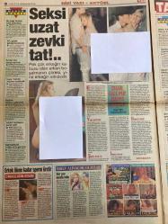 TAN GAZETESİ DOĞUM GÜNÜ HEDİYESİ - 9 AĞUSTOS 1997 - TAM TAKIM 8 SAYFADIR -Tarkan-Hüsnü-Gülay Katırcıoğlu-Mehmet-Yasemin-Elçin-Geredeli-Elife-Teslime Tablacı-Fatih Terim-Gerson-Barış-Naim-Hasan Türköz-John Toshack-Oktay-Leetchkov-B.Hakan-Uche-Okocha-Zehra Tekin-Kübra Gaye Yalman-Hülya Müftü-Yalçın Güneş-Ali Bektan-Demet Şener-Burak Kut-Saddam-Nalan Güven-İbrahim Tezel-Aysu Abla-King Yaşar-Torikeido Tiia-Suura Uysal-Hayrettin Birşey-Fatoş Seksi uzat zevki tat-Hüsnü harem kurdu-Vermedik bir şapkam kaldı-Mehmet bileğine kuvvet-Patlıcanımızın tadı damağına yapıştı-Fosur fosur içiyoruz-Rambo’nun pestili çıktı-İngrid’e koca yok mu-Yasemin dilli erkek seviyor-Gerdekte apandisiti patladı-Terim sıkıntılı-Gece gündüz seks yapsam doymam-Saddam’dan kaçarken dolandırıcıya yakalandılar-Yılın zabıtası seçildiler-ABD’de nikahsız balay-Afşar olayları-Çingene örgütlendi-Sekse uzat zevki tat-Erkek ölünceye kadar sperm üretir-Her şey derste oldu-Dur gelme beni bekle Erken boşalma sizin de kâbusunuz mu?-Kad