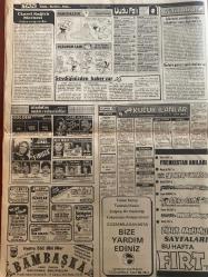 TAN GAZETESİ DOĞUM GÜNÜ HEDİYESİ - 2 MART 1986 - TAM TAKIM 8 SAYFADIR -Anthony Quinn-Türkan Şoray-Hülya Koçyiğit-Gülşen Bubikoğlu-Hülya Avşar-Sevtap Parman-Neşe Aksoy-Selvi Güzel-Çağlayan Güzel-Yalçın Özmen-Ahmet Aydınlı-Nami Dilbaz-Mümin Sertbaş-Bahar Otan-Güngör Bayrak-Sevtap Parman-Burhan Damcıoğlu-Nurhan Damcıoğlu-Bahar Özkan-Küçük Emrah-Ümit Fırat-Erdoğan Abdurrahim-İlhan Namlı-Ömer Güvenç-Yusuf Namlıoğlu-Tanju Domacı-Hakan Balamir-Muzaffer Tema-Nazmiye Şen-Murat Alpay-Suat Özkan-Olof Palme-Bayan Palme-Murat Kemal-Turgut Özal-Süleyman Demirel-Oktay Apaydın-Elton John-Hasan Kaçan-Ferhan Güler-Necdet Akın-Gülün Abla Anthony Quinn ile kim oynasın-Hain Maksut mart kedisi gibi azdı-Kürkü bornozu bırak sen içindekine bak-Hain Maksut Demir nişanlısını kaçırmak isterken yakalandı-İmparator büyük kumar oynuyor-Kazandığı parayı kiraya yatırıyor-Bir manyak barışa kurşun sıktı-Ezeli rekabette futbolda yok gol de yok-Kürkler cepleri mankenler kalpleri yaktı-Kış ortasında kış defilesi-Kış ortas