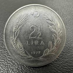 Türkiye 2½ Lira 1977.