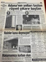 TAN GAZETESİ DOĞUM GÜNÜ HEDİYESİ - 11 HAZİRAN 1995 - TAM TAKIM 12 SAYFADIR -Sibel Gökçe-Ebru Yaşar-Yavuz Özerrin-V.M.-Kadir İnanır-Fatih Terim-Abdullah Kiğılı-Cem Serdengeçti-Gökhan Kırdar-Ersan Erdura-Alp Kırdar-Seher Dilovan-Semra Türel-Derya Arbaş-Yaprak Özdemiroğlu-Mahzar Alanson-Nalime Sert-Tunçay-Sibel Türel-Elif Kızmaz-Hamza Şahin-Doğan Ertan-Cenker Cankılıç  Adaletin bu mu dünya-Kadını veren düdüğü çalar-Mehmetçik korkuttu-Rüşvet işinde yokum-Cin gibi maşallah-Moruk verip fıstık alıyoruz-Maltepe hadi iç tepe tepe-Sevgilisine eşek büyüsü yaptıracak-Bal tutan parmağını yalar-Amerika donumuza taktı-Helal olsun sana kız-Kabağı yiyen zayıflıyor-Genç kızın hayatı kaydı-Ebru şaşırdı Kadir kasıldı-Tek gecelik değilim-Kedi gibi uysalım-Dadaşlar dünyasındayız-Zirvedekiler-Eğlenelim coşalım-Arkadaşım Şeytan-Bir günlük aşk-Başkan Şen ne yapacağını şaşırdı-Görev yaptırmadılar-Ayak oyunları  Kuşlar konacak tel bulamıyor-Bir giyecek pir giyecek-Cin gibisin vallahi-Rüşvetin adı kadın oldu-Beni