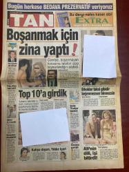 TAN GAZETESİ DOĞUM GÜNÜ HEDİYESİ - 13 MAYIS 1997 - TAM TAKIM 8 SAYFADIR -Çevriye-Fadime Şahin-Tuğba Özay-Suat Suna-Seda Sezgi-Mustafa Ünal-Mustafa Ünal-Bülent Tarlan-Zülfikar Ali-Ali Kartal-Klismann-Berna Kılıç-Teslime Tablacı-Serda Demirel-Doğan Ertan-Yüksel Tahir  Boşanmak için zina yaptı-Bekar bindi hamile indi-Fadime’nin çapkın horoz davası-Kahya dışarı Yıldız içeri-Erkekler taksi gibidir beğenmezsen binmezsin-Top 10’a girdik-Ali’nin dili işi bitirdi-Sert erkekleri severim-Tecavüzcülere hap çıktı-Hırsızlık zor iş vesselam-Çamaşıra değil bize bakıyorlar-Güldüren espriler-Sevişirken kafanızı kullanın-Gözler şenlendi-Güldüren Espiriler-Ölüme meydan okuyan adam-Harran Ovası’na cansuyu-Başkan Şen ne yapacağını şaşırdı-Görev yaptırmadılar-G.Saray şenliğe bekliyor  Cin gibi maşallah-Üzüm geldi-Komşularım taktı-Sosise 70 milyar tazminat-Suat’ın klibi mahkemelik-Sertin seviyorum-Gelen vuruyor giden vuruyor-Rum kesimi kayıpta-Sevgi Bayrağı yola çıktı-Fotoroman ödülleri dağıtıldı-Barcelona ta
