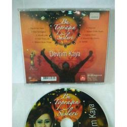 Cd Bu Toprağın Sesleri. Devrim kaya. Orijinal. Sorunsuz çalışıyor.