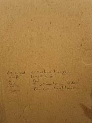 AFYON İL SINIRI Hoş Geldiniz  1973  Ressam : M. Coşkun Kargılı , Mehmet Zeki KUŞOĞLU ATÖLYESİ ,Grafik Çalışma .