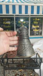 Bakır üzeri gümüş kakma cezve