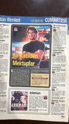MİLLİYET OSCAR MAGAZİN TV DERGİSİ - SAYI: 38 - 19/25 MAYIS 2001 -ALTAN ERKEKLİ - YILMAZ ERDOĞAN - EBRU ŞALLI - FERİDE ÇIKIT - CÜNEYT ARKIN - HÜLYA AVŞAR - HALE SOYGAZİ - M. GÜNŞİRAY - S. FISK - İLYAS SALMAN - TÜRKAN ŞORAY - KARTAL TİBET - BÜLENT ERSOY - S. RANDALL - ADİLE NAŞİT - KEMAL SUNAL - RÜŞTÜ ASYALI - KADİR İNANIR - S. GUTTENBERG - PATRICK SWAYZE - EDDIE MURPHY - DALTON JAMES - G. GINTHER - J. CONNERY - STACIE RANDALL - MAT MCCOY - CHRISTIAN SLATER - ROBIN TUNNEY - HEINO FERCH - AGLAIA SZYSZKOWITZ - JAMES WOODS - MELANIE GRIFFITH - KEVIN SMITH - TERTIUS MEINTJES - VAHŞİ GÜZEL - HOLLYWOOD HABERLERİ - VİZONTELE ŞÖHRET YAPTI - LAKLAK HAKKI DOSTUM - BİR KATİLDEN MEKTUPLAR - JOBMAN - CENNETTE BAŞKA BİR GÜN - JULIAN PO'NUN GÖZYAŞLARI - İKİ ERKEK İKİ KADIN DÖRT SORUN - ÇAKAL - BROOKLYN VAMPİRİ - ŞAFAK SÖKERKEN - HÜLYA AVŞAR SHOW - HABABAM SINIFI - ATA DEMİRER SHOW - POLİS AKADEMİSİ - BİRİ BİZİ GÖZETLİYOR - ÇİÇEK TAKSİ - SAYISAL GECE - PARTİ ZAMANI - KAZANDIRAN NUMARALAR - İ  - 26 SAYFA