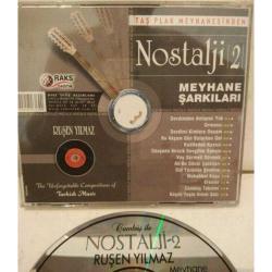 Cd Meyhane Şarkıları Nostalji 2 Ruşen Yılmaz. Orijinal. Sorunsuz çalışıyor.