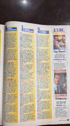 HÜRRİYET TELESKOP TV PROGAM FİLM VE UYDU DERGİSİ - 26 NİSAN / 2 MAYIS 1997 - MÜKREMİN ABİ – YONCA EVCİMİK – KADRİYE EVCİMİK – MİNE EVCİMİK – MUSTAFA YOLAŞAN – İDİL ÇELİKER – SADİ TEKSOY – GÜLBEN ERGEN – LEVENT ALTINAY – ÖZLEM SAVAŞ – YAŞAR ALPTEKİN – YUSUF SEZGİN – NESLİHAN AKAN – FUNDA GÜRDAĞ – SUNA DİZDAR – GÜNER RANA – FİLİZ AKIN – EDİZ HUN – TARIK AKAN – KARIN WELL – CÜNEYT ARKIN – CANAN PERVER – MELTEM CUMBUL – AYHAN IŞIK – SEMRA SAR- BİR DEMET TİYATRO’DA MÜKREMİN’İN TEPKİSİ – YAŞLANMAYAN AİLE – MUSTAFA YOLAŞAN’IN CANLI YAYIN GAFI – EUROSPORT-SENKRON İŞBİRLİĞİ – İDİL ÇELİKER’İN DİZİ TEKLİFİ – PROFESYONELLER DİZİSİ – TÜRKİYE-BELÇİKA MAÇI – TERMAL UYDU SETİ – KARA MURAT DEVLER SAVAŞIYOR – MELTEM CUMBUL SHOW- MÜKREMİN’İN TEPKİSİ HİKAYESİ YAZAN: SELİM AKÇİN - YAŞLANMAYAN AİLE HİKAYESİ YAZAN: PERİHAN KORKMAZ- CÜNEYT ARKIN – PERİHAN SAVAŞ – BERHAN ŞİMŞEK – TUĞRUL METEER – GÜLŞEN BUBİKOĞLU – HALİT REFİĞ – RUTGER HAUER – LINDEN ASHBY – FİLİZ AKIN – EDİZ HUN – TARIK AKAN – KARIN - 30 SAYFA