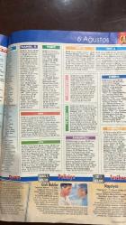 HÜRRİYET TELESKOP TV PROGAM FİLM VE UYDU DERGİSİ - 2/8 AĞUSTOS -  AYDAN ŞENER - FARUK PEKER - FARUK TURGUT - SELÇUK ÖZER - ARZU ÖZER - MURAT ŞEN - HAKAN HEKİMOĞLU - YILMAZ ERDOĞAN - YALÇIN MENTEŞ - HAKAN UTKU - BÜLENT ÇELİK - BEKİR COŞKUN - ATTİLA İLHAN - SELDA TÜRKSOY - EBRU GÜNDEŞ - ÖZER ALIŞIK - İZEL ÇELİKÖZ - ERHAN CEYHAN - SERKAN ÇELİKÖZ - AYKUT ÇELİKÖZ - SELAHATTİN TAŞDÖĞEN - TUNCAY YÖNÜTEN - AYŞEGÜL ÖZGÜN - YONCA EVCİMİK - CEYDA ERENOĞLU - YOSİ MIZRAHİ - BİLGE ZOBU - ÜMİT SÖZER - NESLİHAN AKBAYDAR - CENGİZ SEMERCİOĞLU - SELİM AKÇİN - TUFAN TÜRENÇ - REMZİ ALİŞAN - AYDIN DOĞAN - HÜZÜNÜN YÜZÜ - ÇILDIRTAN TABLO - BAHARIN SON GÜNLERİ - CEBİMDE KELİMELER - DİKKAT 100 ÜNLÜ YÜZ - YEREL TELEVİZYONLAR - EMANET - EYVALLAH KLİBİ - ÇILGIN BEDİŞ'TE ÇİFTE KUTLAMA - CEYDA'NIN CEZVESİ - BEŞİ BİR YERDE - TÜRKİYE SENİNLE GURUR DUYUYOR - HÜZÜNÜN YÜZÜ HİKAYESİ YAZAN: NESLİHAN AKBAYDAR - ÇILDIRTAN TABLO HİKAYESİ - DİKKAT 100 ÜNLÜ YÜZ HİKAYESİ YAZAN: REDAKSİYON- EMANET KLİBİ HİKAYESİ YAZAN: - 30 SAYFA
