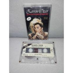 Kaset Zerrin Özer Dayanamıyorum albümü. Orijinal. 1987 dönem Kağıt Baskı koleksiyonluk