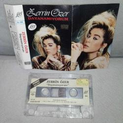 Kaset Zerrin Özer Dayanamıyorum albümü. Orijinal. 1987 dönem Kağıt Baskı koleksiyonluk