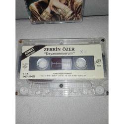 Kaset Zerrin Özer Dayanamıyorum albümü. Orijinal. 1987 dönem Kağıt Baskı koleksiyonluk