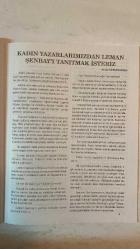 YENİ DEFNE KÜLTÜR, SANAT, ŞİİR VE EDEBİYAT DERGİSİ - ARALIK 2001 SAYI: 237 M. NURİ KARAKÜÇÜK – TUNCEL ALTINKÖPRÜ – FERİT RAGIP TUNCOR – M. HALİSTİN KUKUL – AHMET ÖZDEMİR – SAMİ ERDEM – HADİYE ARSLAN – NURETTİN UYTUN – NEVİN KORUCUOĞLU – FAHRİ ERSAVAŞ – HÜSEYİN YURDABAK – ÜNAL ŞÖHRET DİRLİK – ŞAKİR SUSUZ – ABDÜLKADİR GÜLER – ŞADAN FAHİR – NECMETTİN ÇANGA – OLCAY KOLÇAK – NİHAYET AĞÇAY – LEMAN ŞENBAY – HASAN SABAH – ERDOĞAN ÜNVER – FİKRET SEZGİN – HAYRİ GÜRKANLI – MEHMET RAUF – İLHAN GEÇER – HALİL SOYUER – SELAHATTİN KOÇYİĞİT – ÜMRAN ÇETİN – COŞKUN ERTEPINAR – FAHRİ SEVİL – ABDULLAH SATOĞLU – MEMDUH ŞENOL – TÜLAY TURANAY – MUALLA ORHON – NEVİN KONUK – FAZIL BAYRAKTAR – ÜMİT KAYAÇELEBİ – GÜLTEN ÇİÇEK TURAL  CAHİT ZARİFOĞLU (1940–1987) – BİLMECE - TAM TAKIM EKSİKSİZ  34 SAYFA