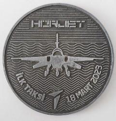 TÜRK HAVACILIK UZAY SANAYİİ 50.YIL HÜRJET MADALYONU H1Ü1RR1 ÇOK NADİR