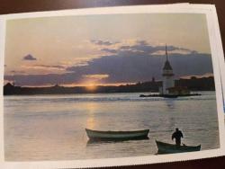 KRT33----  DENİZCİLİK BANKASI İSTANBUL KIZ KUESİ KARTPOSTAL