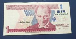 8 Emisyon A 35 Seri 1 Yeni Türk Lirası Çil altı