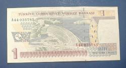 8 Emisyon A 44 Seri 1 Yeni Türk Lirası Çil altı