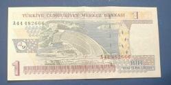 8 Emisyon A 44 Seri 1 Yeni Türk Lirası Çil altı