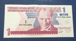 8 Emisyon A 44 Seri 1 Yeni Türk Lirası Çil altı