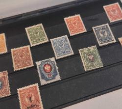 1908 - 1912 ÇARLIK DÖNEMİ RUS İMPARATORLUĞU  DAMGASIZ PUL LOTU