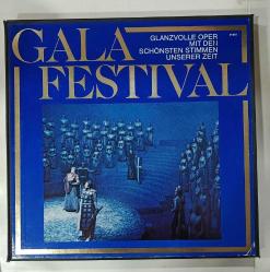 GALA FESTIVAL * GLANZVOLLE OPER MIT DEN SCHÖNSTEN STIMMEN UNSERER ZEIT (EN GÜZEL SESLERDEN EN GÜZEL OPERA ESERLERİ) * 5 LP BOX SET 33LÜK PLAK
