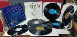 GALA FESTIVAL * GLANZVOLLE OPER MIT DEN SCHÖNSTEN STIMMEN UNSERER ZEIT (EN GÜZEL SESLERDEN EN GÜZEL OPERA ESERLERİ) * 5 LP BOX SET 33LÜK PLAK