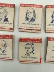 6 Adet Amerikan Başkanları Kibrit