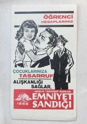 Emniyet Sandığı 1971 Yılı Tasarruf Hesapları İkramiyeleri 3. Keşide Özel Öğrenci Keşidesi