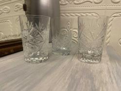 6 adet kristal su bardağı