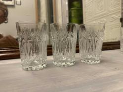6 adet kristal su bardağı