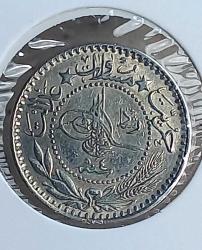 1327 / 4  NİKEL  10 PARA  ÇİL KONDİSYONDA