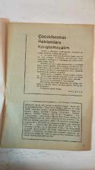 EFLATUN SANAT, FİKİR, KÜLTÜR, AKTÜALİTE DERGİSİ - KASIM 1989 — SAYI: 251 M. ALİ GÖKBERK - AYHAN HÜNALP - ZEKİ TEOMAN - NECMETTİN ESİN - M. NECATİ KARAER - BEHÇET KEMAL ÇAĞLAR - NUŞİN KAVUKÇUOĞLU - MÜYESSER TUNÇER - BEKİ L. BAHAR - PEKCAN TÜRKEŞ - GÜNER CEYLAN - İZZEDDİN ÇALIŞLAR - BURHAN SADIK YALÇIN - SADIK ATAY - TAYYAR TAHİROĞLU - YILMAZ AYBAR - MEHMET ULUGERGERLİ - NEBAHAT OKSAY - MUSTAFA TAHSİNOĞLU - H. NUSRET ZORLUTUNA - NURİ KIRCIOĞLU - ZEBERCET COŞKUN - CANAN SÜREN - NESİM ESKİN - KAMİL ALTAY - ÖMER KALAFAT - ERCAN AKBAY - İSMET İNÖNÜ ATATÜRK'E - ATAMA SESLENİŞİM - ÇOCUKLARIMIZI REKLAMLARA KARIŞTIRMAYALIM - BÜYÜK TÜRK MİLLETİNE - TAM TAKIM EKSİKSİZ  36 SAYFA