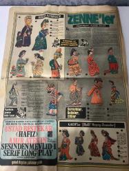 TERCÜMAN GAZETESİ - 8 EKİM 1973 - SADECE 4 SAYFADIR -Necip Fazıl Kısakürek-Erol Günaydın-Faik Türkmen-Hafız Cemal Aksaraylı-Hakkı Şinasi Çoruh-Orhan Tahsin-Azade Akar-Amir Ateş-Ayşin Erdoğan-Aşir Çubukçu-Rasih Yücel-Kemal Aksarı-Hakkı Uyar 97 din adamı senatör ve milletvekili adayı oldu-Vekil imam-hatiplerin durumunu yeni meclis ele alacakmış-İslam büyüklerince siyaset-İslam’da inanç ve vicdan meselesi-İlahiyat kürsüsü-İmanın esasları-Çifte minare demek Erzurum demektir-Anadolu’da iman direkleri-Çocuklar ve gençler için din bilgisi-Çocuk hasreti bir ızdıraptır-Din adamlarına neden ulema denir-Fetih Baba Hazretleri-Gönül sultanları-Zamane meddahı Erol Günaydın sunar El elden üstündür-Güzeller güzelinden Gözler-Analardır kaynanalardır-Zenneler-Karagöz ve arkadaşlarının kıyafet defilesi-Saraylılar gelinler elitler-Gacolar hafif meşrep zenneler-Üstad bestekar Hafız Amir Ateş’in sesinden Mevlid-i Şerif long-play