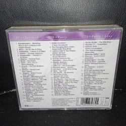 Cd The Wedding Collection, Classical, Party Love. mükemmel bir düğün için harika müzikler. 3 cd box albüm. Avrupa baskı. sıfır ayarında.Dış koruma kutusu ile gönderim yapılacaktır