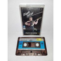 Kaset Kayahan Benim sarkilarim 2 siyah ışıklar albümü. Orijinal 1989 dönem Kağıt Baskı. Kasette yazı var.